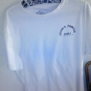 Hollister White Tee with Chili Graphic